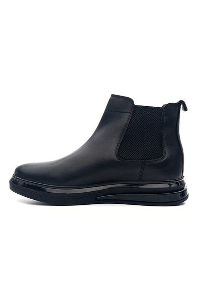 MARCOMEN 100% Genuine Leather Shiny Sole Orthopedic Men's Chelsea Boots