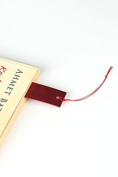 Lost Slope Deri Kitap Ayracı - Gerçek Deri & El Yapımı