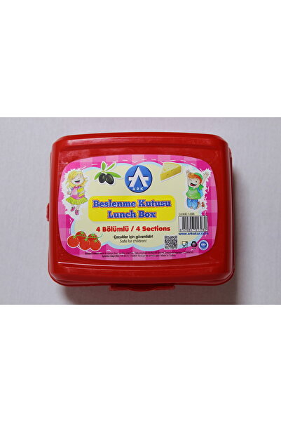 Ark 4 Bölümlü Beslenme Kutusu