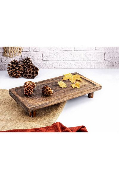 Bambum Large Arvina Footed Presentation Tray
