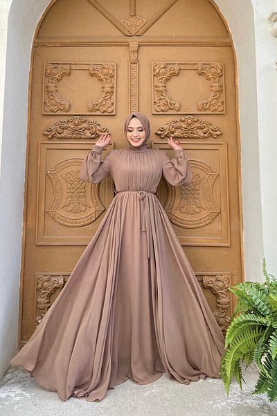 Bym Fashion Βραδινό φόρεμα από σιφόν 4976 βιζόν