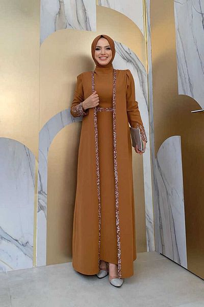 Bym Fashion 3838-1 Πέτρινο φανελάκι με λεπτομέρεια μαύρισμα