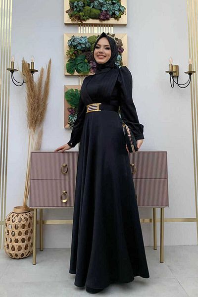 Bym Fashion Βραδινό φόρεμα 3792 μαύρο