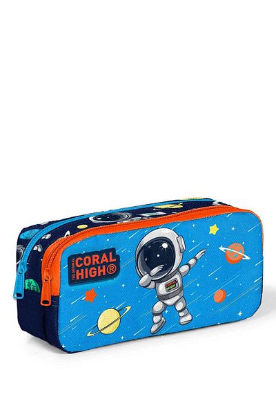 Coral High Boy's Coral High Kids Astronaut μοτίβο μολυβοθήκη δύο θέσεων 12058