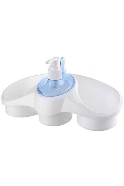 Yetkin Home Sponge Container Liquid Detergent Soap Holder Plastic - For Your Kitchen