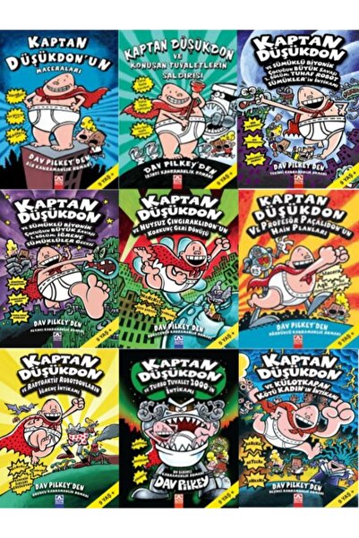 Altın Kitaplar DAV PILKEY'DEN KAPTAN DÜŞÜKDON'UN MACERALARINDAN OLUŞAN TOPLAM...