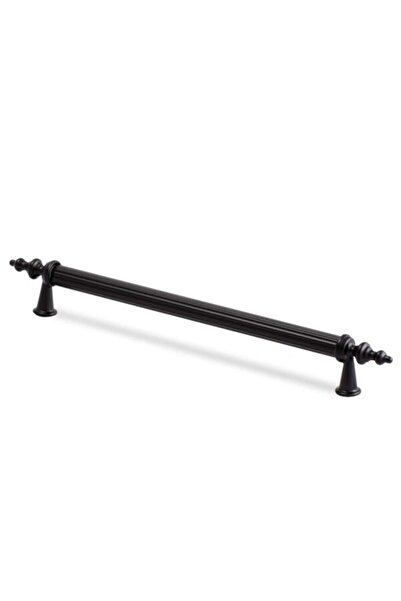 BiYapı Klipso Mat Siyah 128mm Metal Lüks Çekmece Dolap Mobilya Kulpları