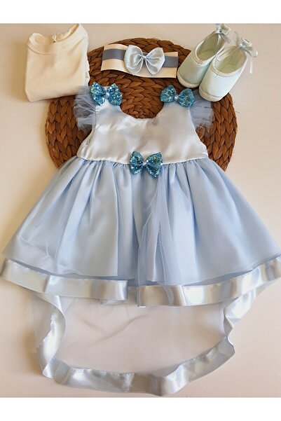 PİLEKİ BABY 0 6 AY PAYETLİ KIZ BEBEK MEVLÜT ELBİSESİ , ÖZELGÜN DÜĞÜN KINA ELBİSESİ