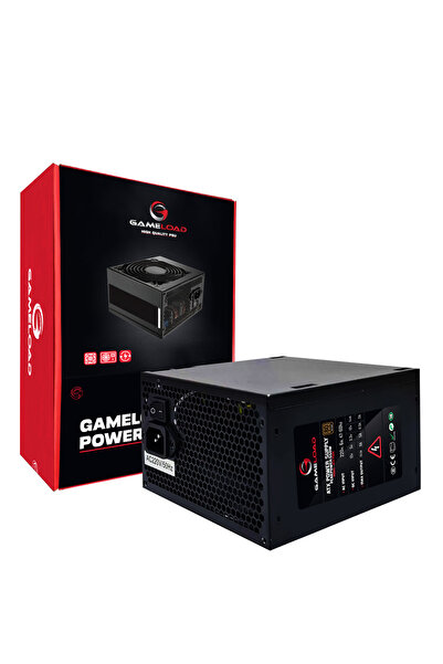 GAMELOAD Atx-p500 Peak 550w 80+ Bronze Power Supply 12cm Fanlı Atx Güç Kaynağı