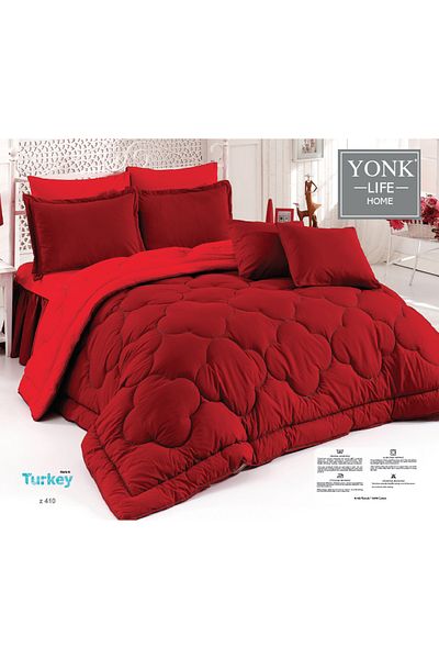 Zarif Home NATURAL RANFORCE SINGLE PERSON SILICONE QUILT - STRAIGHT