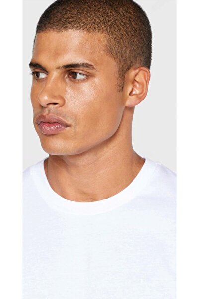 Çello mello تي شيرت رجالي أساسي أبيض عالي الجودة