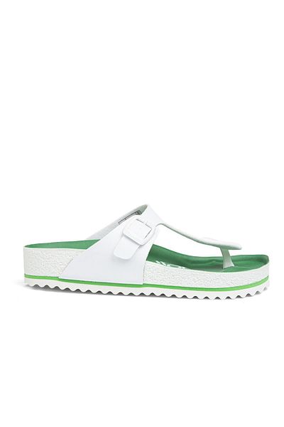 Benetton ®| BN-1324 - أخضر - شباشب نسائية
