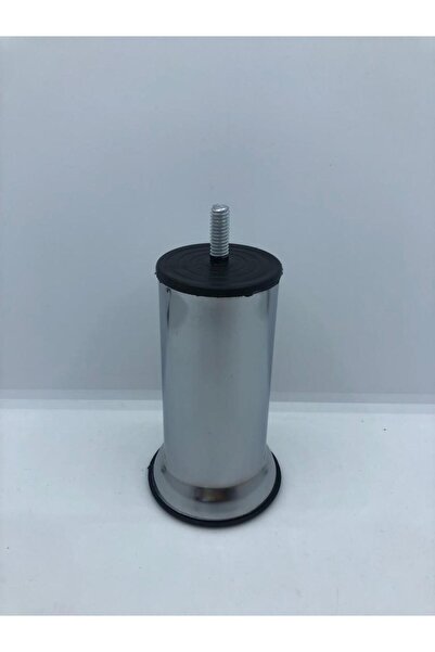 KARAKOÇ METAL, 15 CM 5/16 VİDALI KROM KAPLAMA BAZA,KOLTUK AYAĞI (4 ADET)