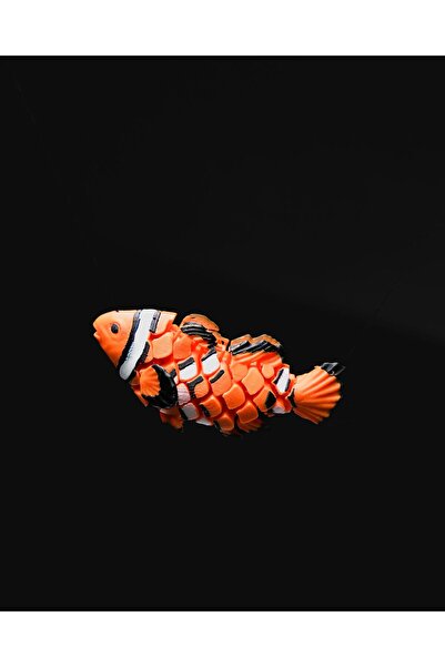 TuransoyCraft Kayıp Balık Nemo Hareketli Palyaço Balığı Boyalı Oyuncak Figür ...