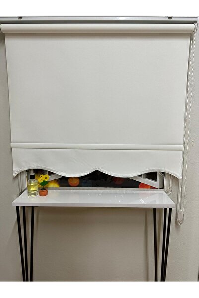 İREMKARAHOME Mat Beyaz Dilimli Stor Perde