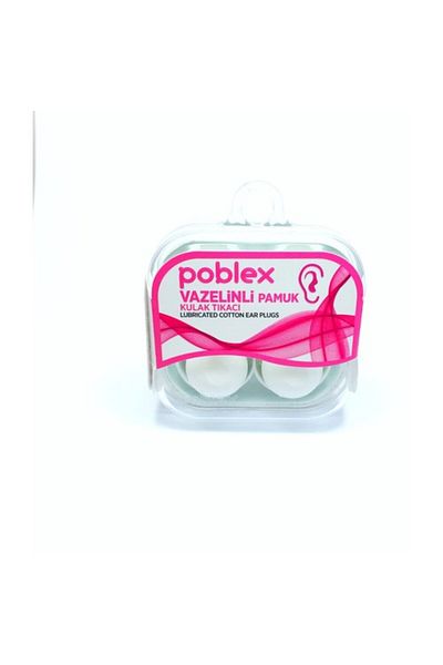 Poblex Vaseline Cotton Ear Plugs - Ear Protection Plugs Pack of 4