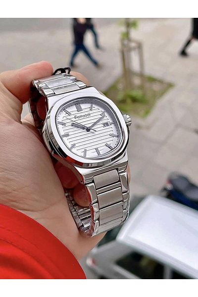 Ferrucci Men's Metal Band Wristwatch