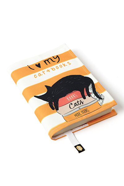 BCOVERART Kitap Kılıfı-Kitaplar Kediler