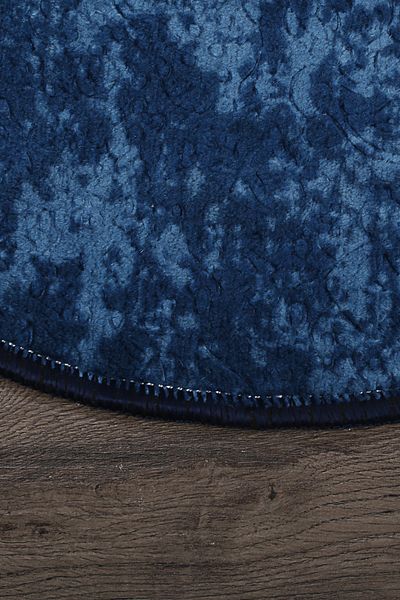 Bonny Home Nova Navy Blue Oval 60x100 + 50x60 cm Σετ 2 πατάκια μπάνιου Αντιολισθητικό σετ καθίσματος τουαλέτας