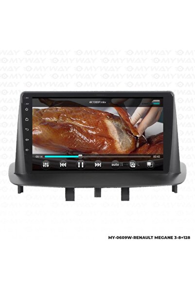 MYWAYY RENAULT MEGANE 3 ANDROİD 12 MULTİMEDYA CARPLAY 4GB RAM+64GB HDD NAVİGA...