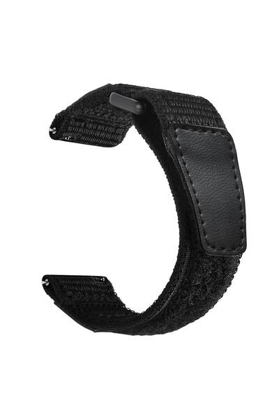 AktarMobile Redmi Watch 3 Active Uyumlu Hasır Kumaş Kordon Spor Örgü Cırtlı K...