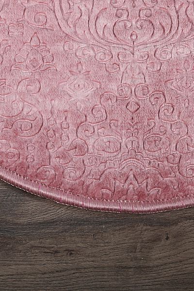 Bonny Home Nova Powder Oval 60x100 + 50x60 cm Σετ 2 πατάκια μπάνιου με αντιολισθητική βάση που πλένεται