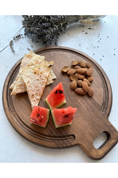 SAMMWOOD Wooden Presentation Plate, Wooden Decorative Cutting Board