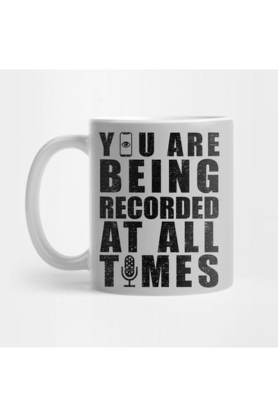 Pixxa كوب You Are Being Recorded At All Times