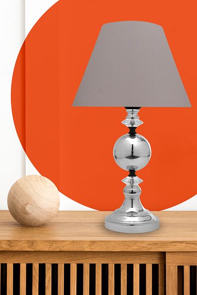MINIMAL ETICARET VE BILGI TEKNOLOJILERI Omega Silver Chrome Lampshade