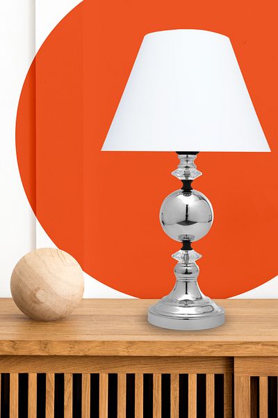 MINIMAL ETICARET VE BILGI TEKNOLOJILERI Omega Silver Chrome Lampshade