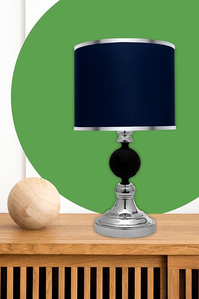 MINIMAL ETICARET VE BILGI TEKNOLOJILERI Omega Contrast Silver-black Mini Lampshade