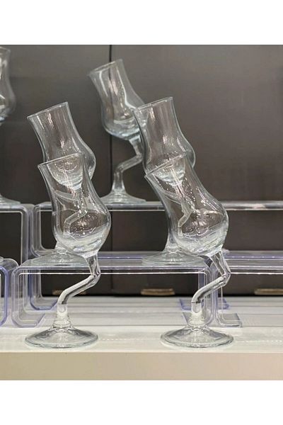 FAYA HOME Pasabahce Curved Coffee Side Cup Set of 6