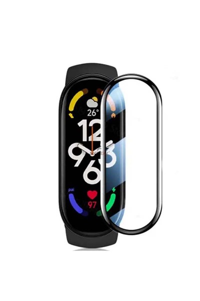 Sneezy واقي شاشة ساعة Xiaomi Mi Band 7 متوافق مع بوليمر نانو 0.5 ملم