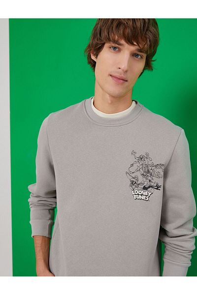 Koton Looney Tunes Sweatshirt Raised Licensed Printed