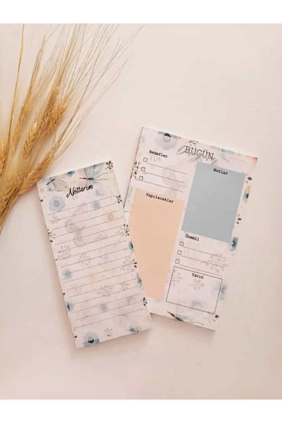EyER Shoping Set caiete pentru planificator de birou alb