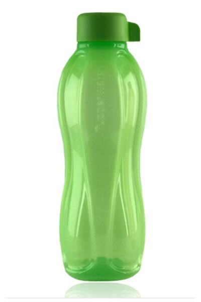 Mikasso Tupperware Eco Bottle 500 ml Green Screw Cap - 450-550 ml - Green