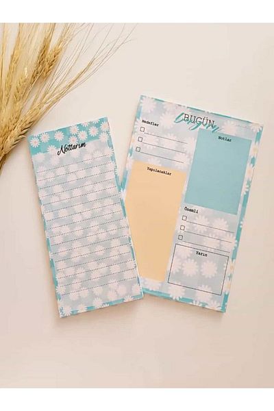 EyER Shoping Set caiete de planificare desktop albastru