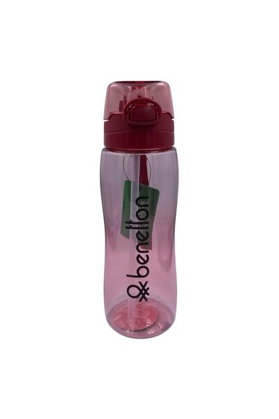 Mikasso Benetton Water Bottle Red, Lockable Lid, Water Leak Proof, No Odor, T...