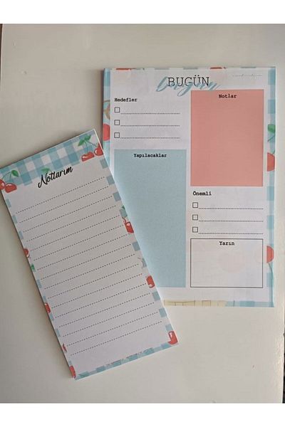 EyER Shoping Set caiete pentru planificator de birou roz