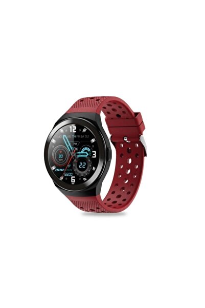 Linktech Akıllı Saat, Smartwatch, Premium Lt S88 Kırmızı Kordon