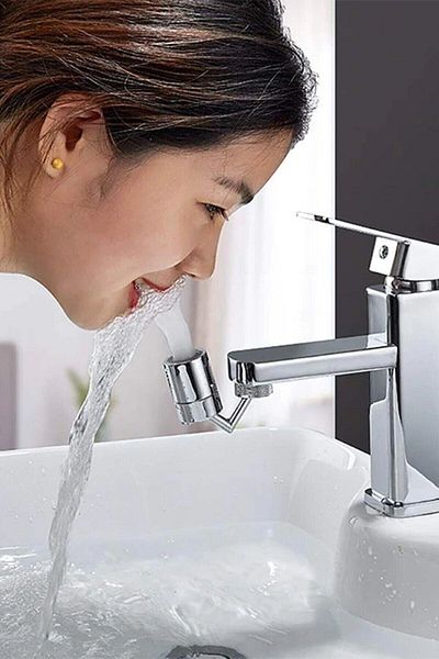 NEWSTORE HOME Rotatable Water Saving Faucet Spout Head Faucet Head with Mounting Equipment Compatible with All Faucet Types