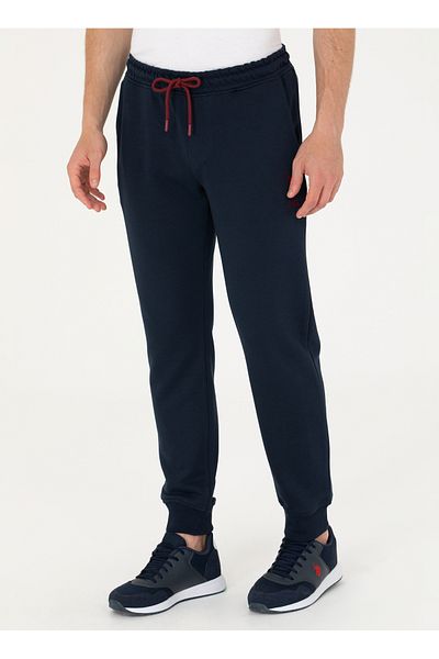 U.S. Polo Assn. ΒΑΣΗ. Polo Assn. Ανδρικό αθλητικό παντελόνι κανονικής μέσης Navy Blue HEROLDSK023