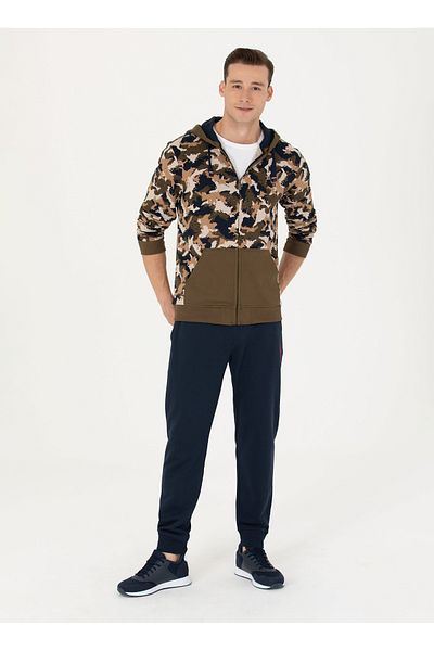 U.S. Polo Assn. ΒΑΣΗ. Polo Assn. Ανδρικό αθλητικό παντελόνι κανονικής μέσης Navy Blue HEROLDSK023