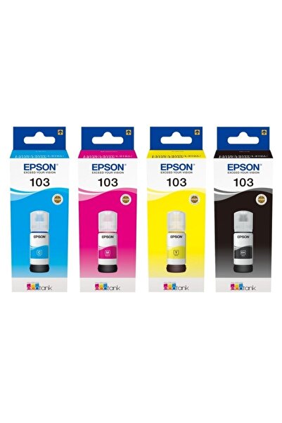 EPSON 103 Serisi Orjinal Mürekkep 4 Renk Set