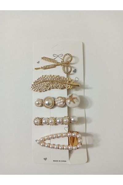 Alanç Gift Ziua Îndrăgostiților, Ziua Nașterii, Ziua Mamei Seria Specială Foarfece Perle și Set Cataramă Design Frunze