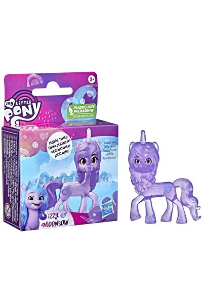 MY LITTLE PONY 4'lü Set Oyuncak Figür Mini Kristal At Sunny Starscout Prenses Petals Izzy Moonbow Hitch Trailblazer