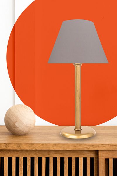MINIMAL ETICARET VE BILGI TEKNOLOJILERI Line Gold Cone Lampshade