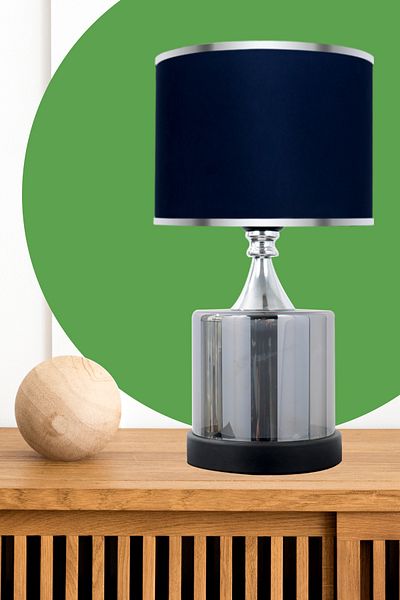 MINIMAL ETICARET VE BILGI TEKNOLOJILERI Lambent Smoked Black Glass Lampshade