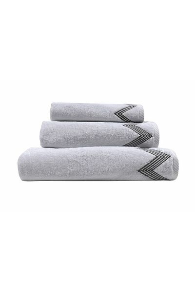 Gül Güler Zigzag Embroidered Hand Towel