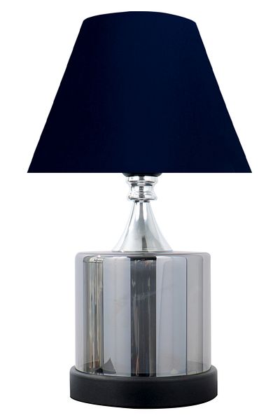 MINIMAL ETICARET VE BILGI TEKNOLOJILERI Lambent Smoked Cone Black Glass Lampshade